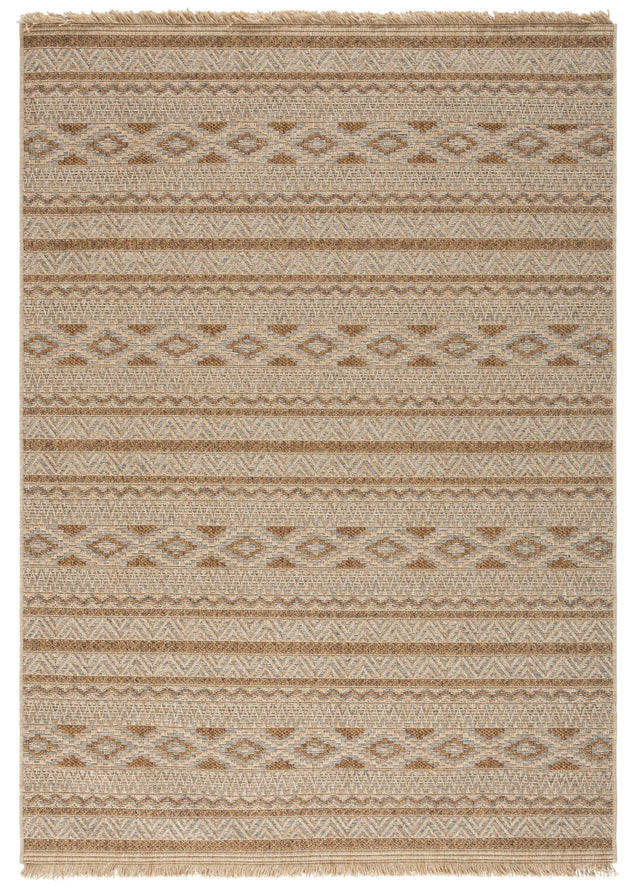 Safavieh Wicker 4'-0" x 6'-0" Rug in Grey / Brown