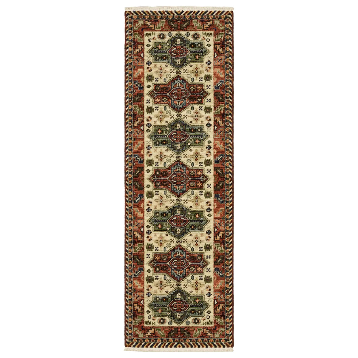 Oriental Weavers Lilihan 8022R Red/ Multi Rug - runner