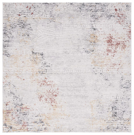 Safavieh Vogue 6'-7" x 6'-7" Rug in Beige / Blue Rust