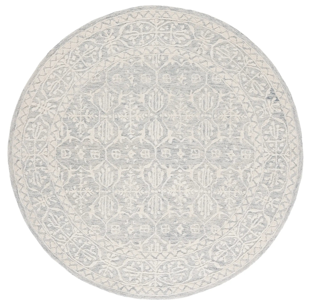 Safavieh Metro 6'-0" x 6'-0" Rug in Light Grey / Ivory