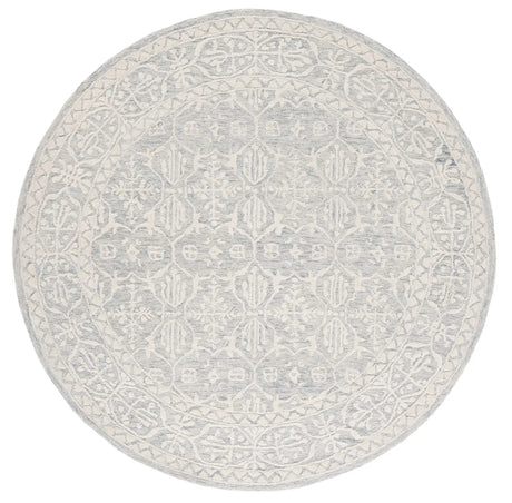 Safavieh Metro 6'-0" x 6'-0" Rug in Light Grey / Ivory