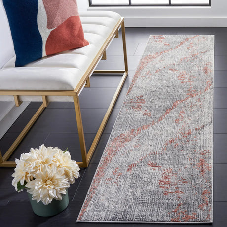 Safavieh Invista 2'-0" x 8'-0" Rug in Grey / Light Grey