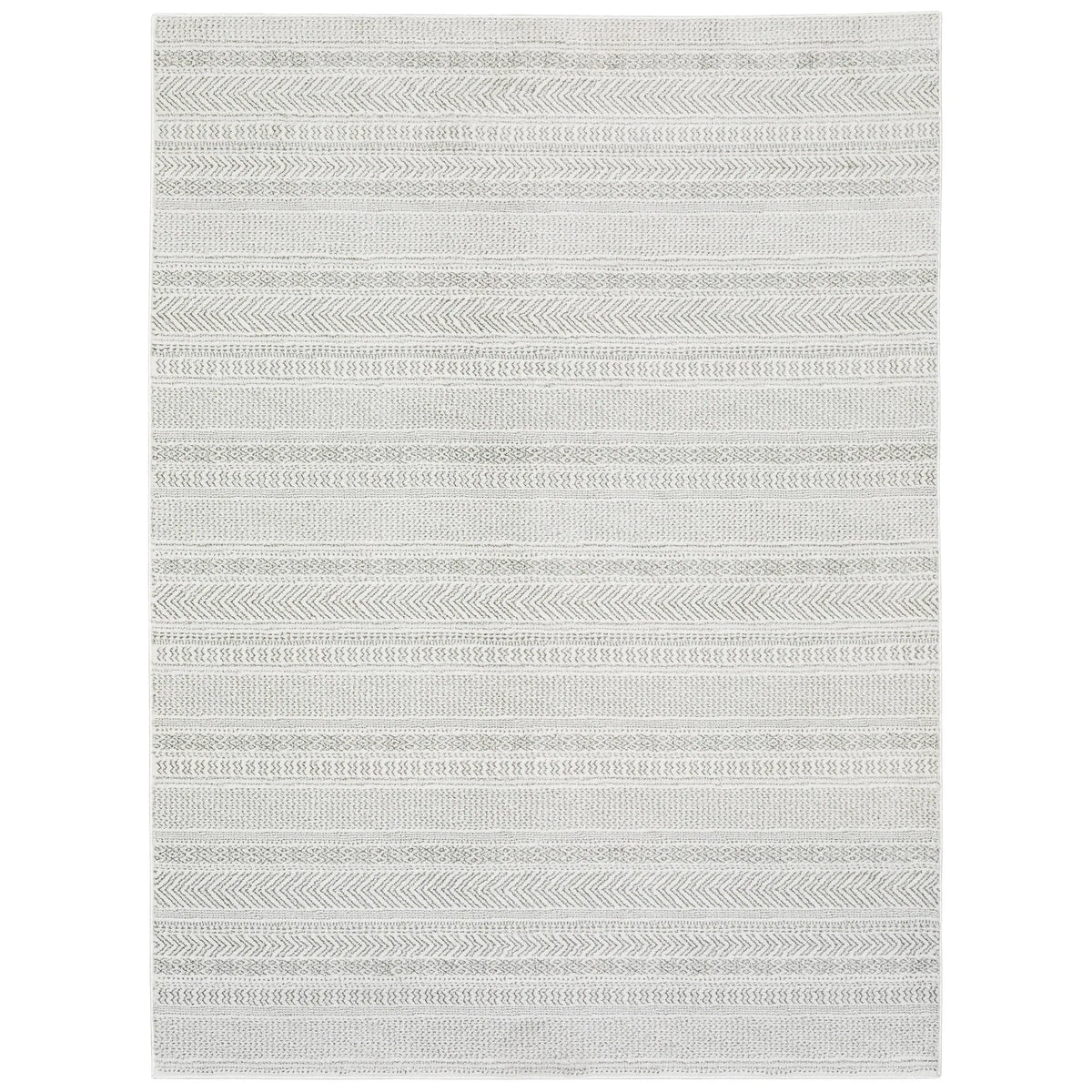 Oriental Weavers Montecito 4929E White/ Grey Rug - main flat