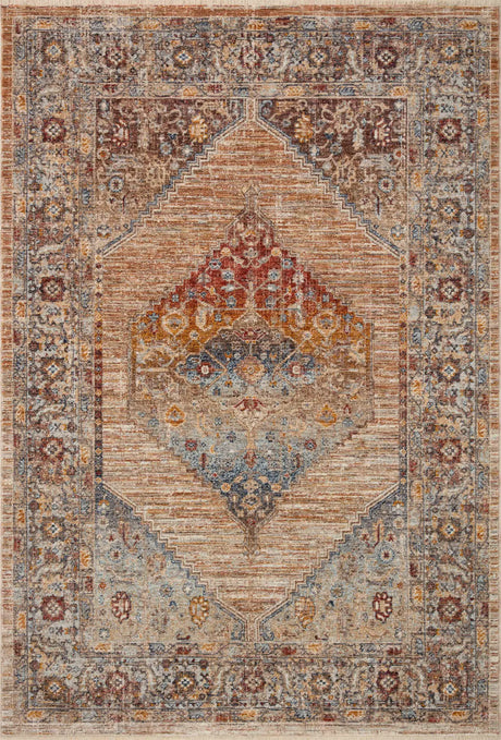 Loloi Sorrento Sor-06 Multi/Sunset Rug - main flat