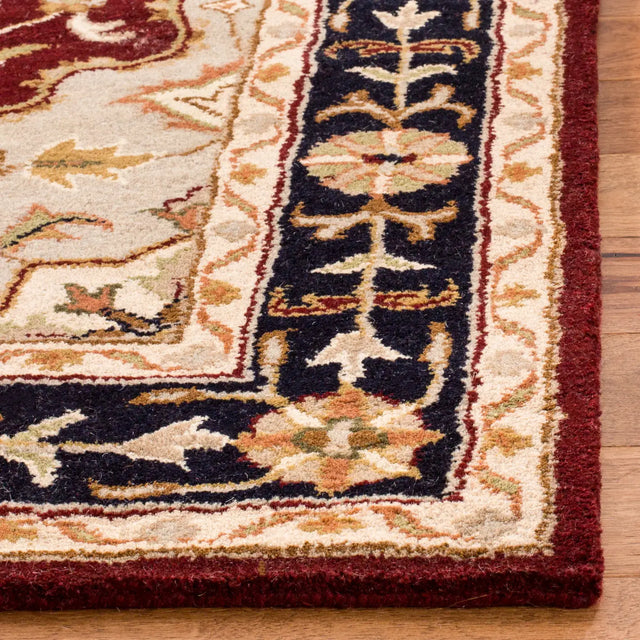 Safavieh Heritage 4'-0" x 6'-0" Rug in Red / Black
