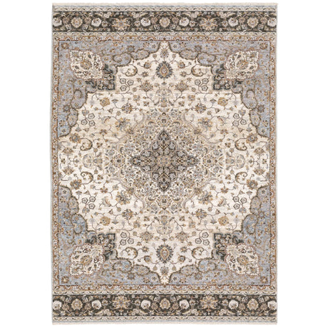 Oriental Weavers Sphinx Maharaja 660J1 Ivory/Blue Rugs - main flat
