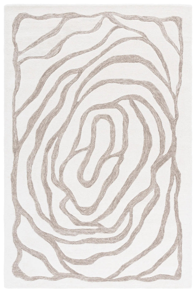 Safavieh Metro 4'-0" x 6'-0" Rug in Ivory / Grey
