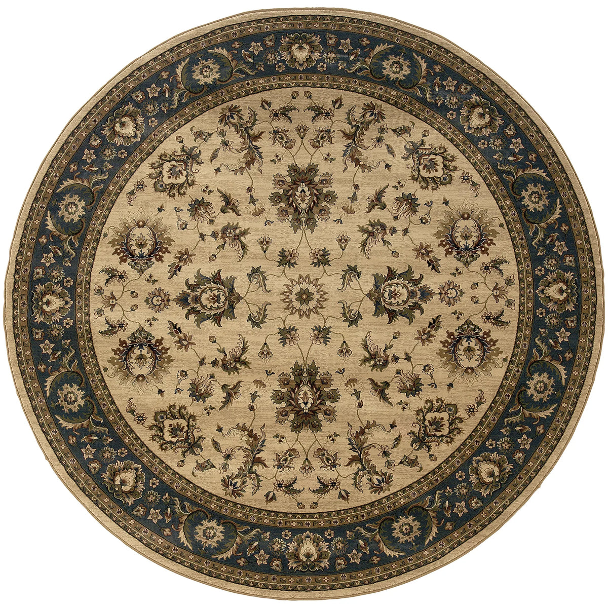 Oriental Weavers Sphinx Ariana 311z3 Ivory / Blue Rugs - main flat