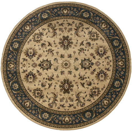Oriental Weavers Sphinx Ariana 311z3 Ivory / Blue Rugs - main flat