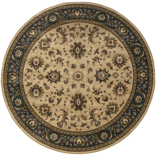 Oriental Weavers Sphinx Ariana 311z3 Ivory / Blue Rugs - main flat