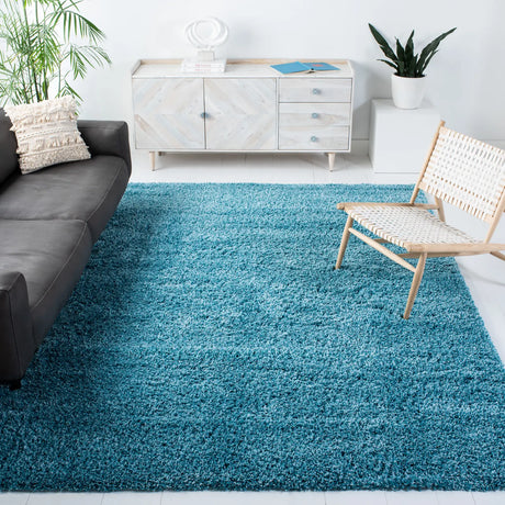 Safavieh Shag 9'-6" x 13'-0" Rug in Turquoise