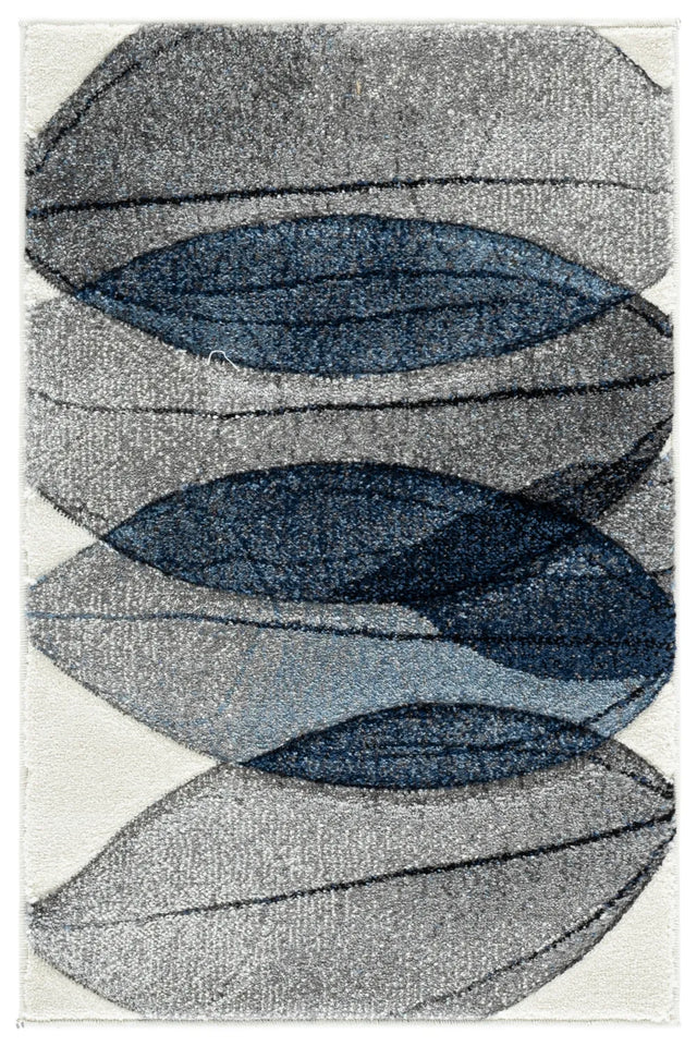 Safavieh Hollywood 2'-0" x 3'-0" Rug in Ivory / Blue