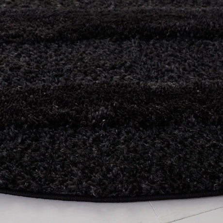 Safavieh Hi-Lo Shag 6'-7" x 6'-7" Rug in Charcoal