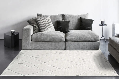 Dynamic Rugs Masai 14005 Ivory Rug - Room