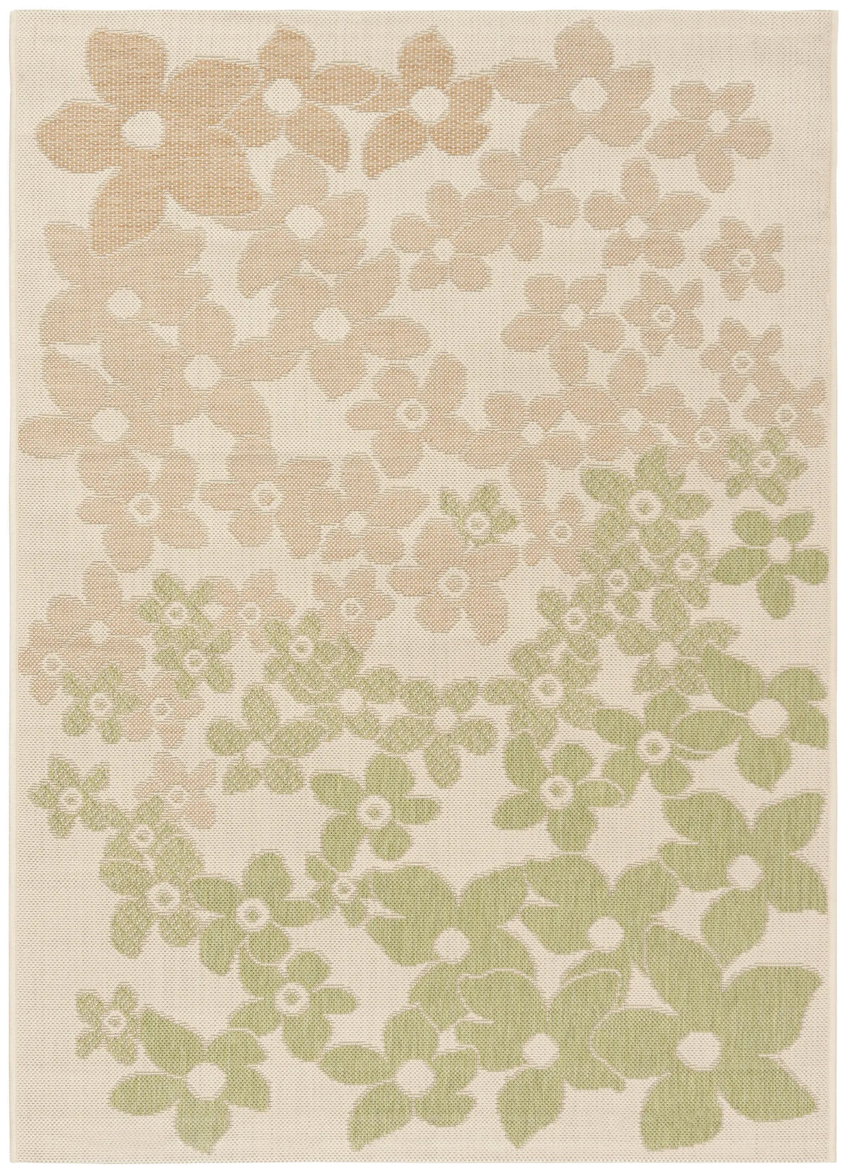 Safavieh Martha Stewart 4'-0" x 5'-7" Rug in Beige / Sweet Pea