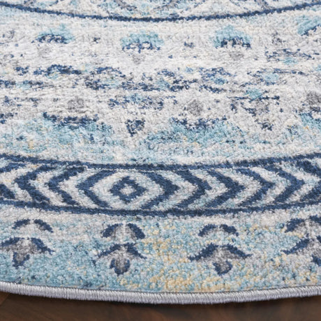 Safavieh Brentwood 6'-7" x 6'-7" Rug in Ivory / Aqua