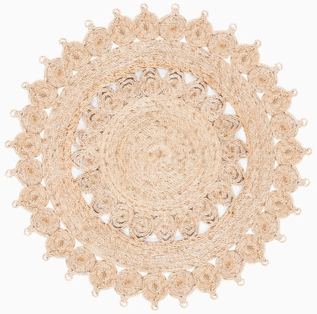 Safavieh Natural Fiber 3'-0" x 3'-0" Rug in Natural
