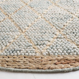 Safavieh Natura 6'-0" x 6'-0" Rug in Teal / Natural