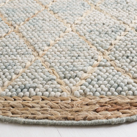 Safavieh Natura 6'-0" x 6'-0" Rug in Teal / Natural
