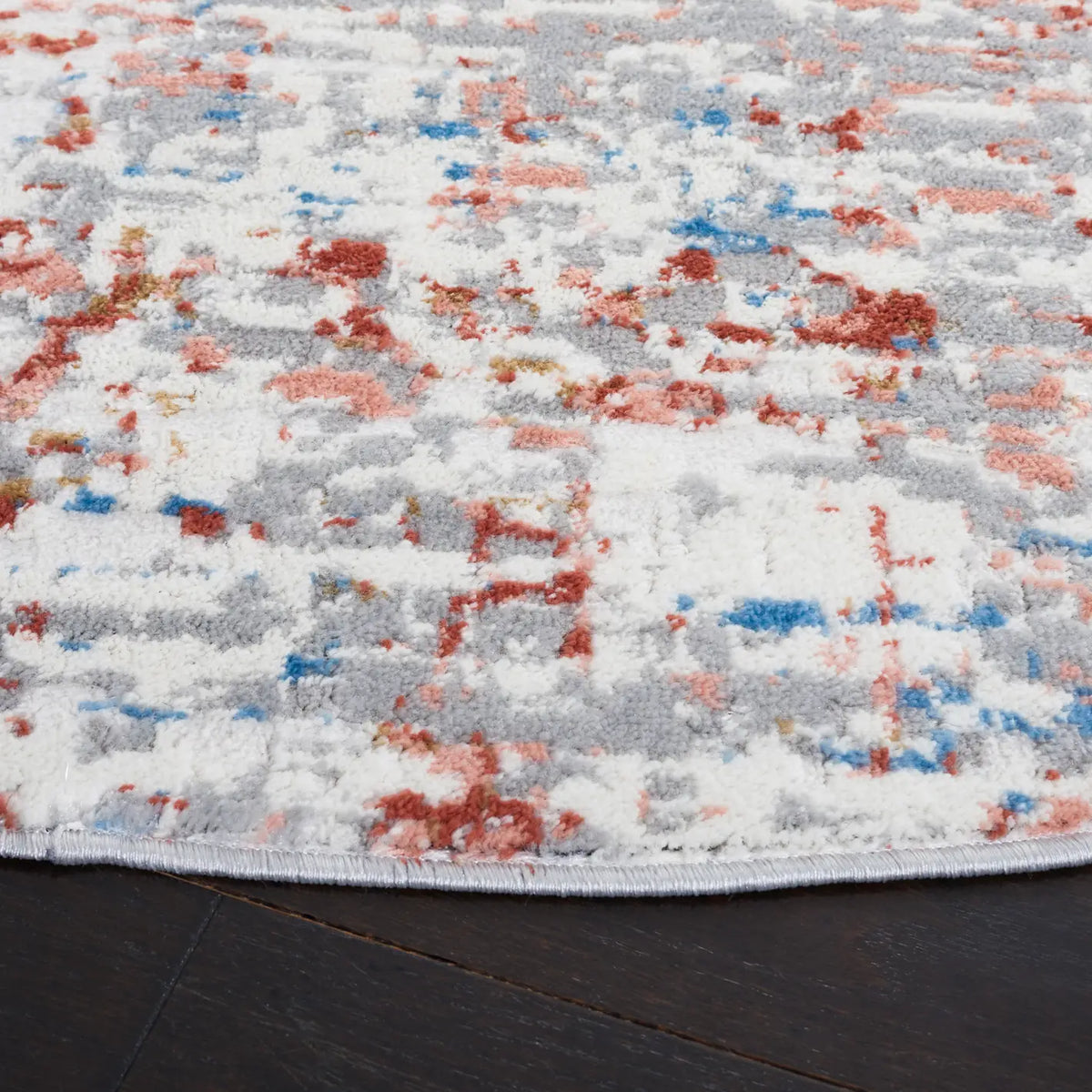 Safavieh Shivan 100 6'-7" x 6'-7" Rug in Ivory / Rust