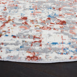 Safavieh Shivan 100 6'-7" x 6'-7" Rug in Ivory / Rust