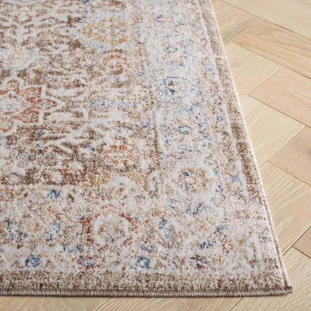 Safavieh Scarlett 400 4'-0" x 6'-0" Rug in Brown / Ivory