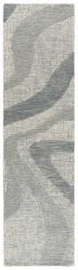 Safavieh Ebony 2'-3" x 9'-0" Rug in Blue / Ivory