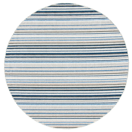 Safavieh Cabana 5'-3" x 5'-3" Rug in Grey / Blue