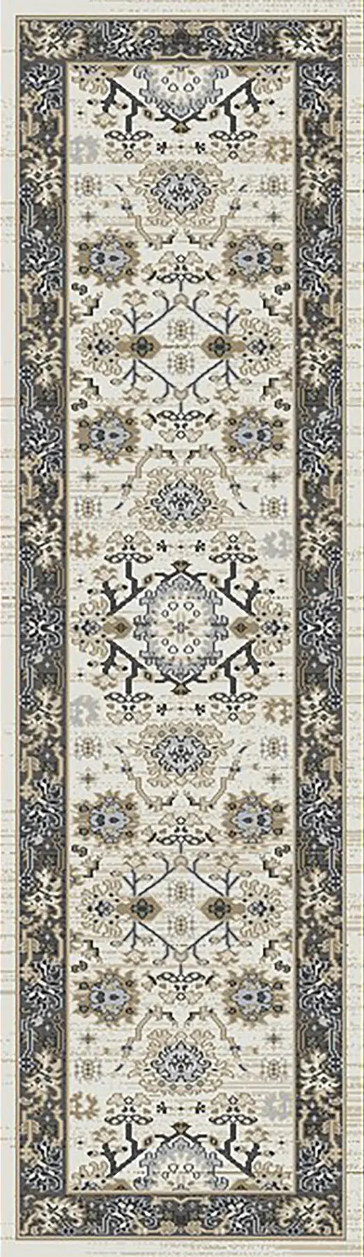 Dynamic Rugs Yazd 8531 Ivory / Grey Rugs - Runner