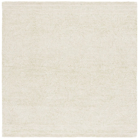 Safavieh Abstract 6'-0" x 6'-0" Rug in Green / Ivory