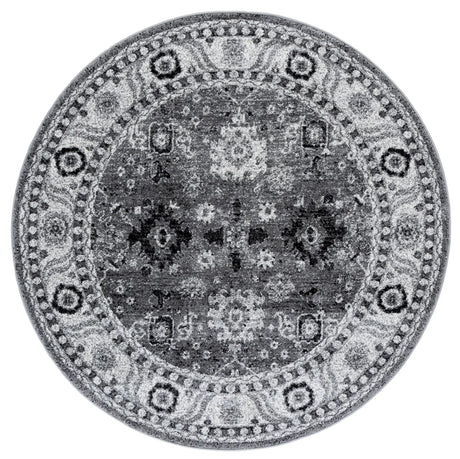 Safavieh Vintage Hamadan 5'-3" x 5'-3" Rug in Grey / Black