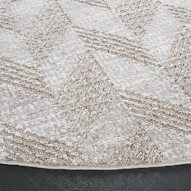 Safavieh Revive 6'-7" x 6'-7" Rug in Taupe / Ivory