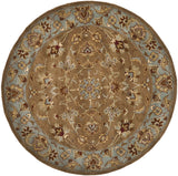 Safavieh Heritage 6'-0" x 6'-0" Rug in Beige / Blue