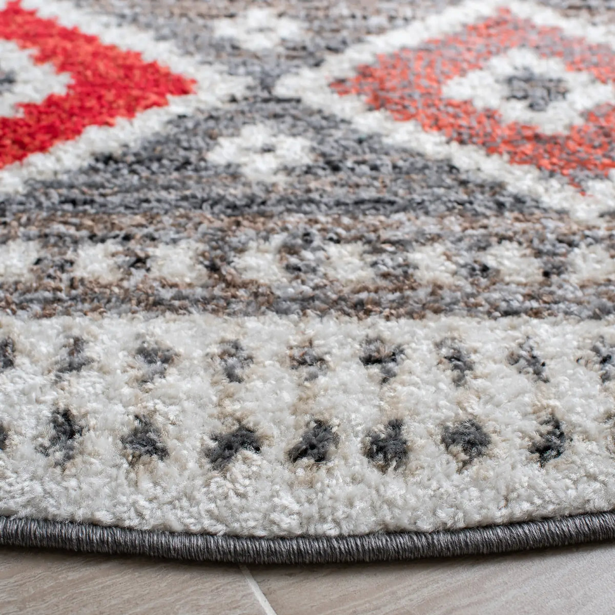 Safavieh Adirondack 6'-0" x 6'-0" Rug in Grey / Ivory