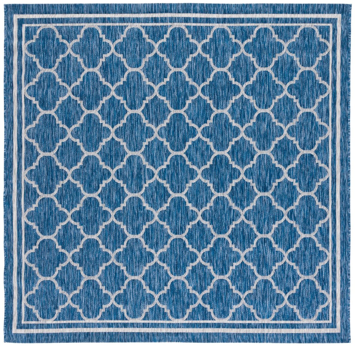 Safavieh Courtyard 6'-7" x 6'-7" Rug in Navy / Grey