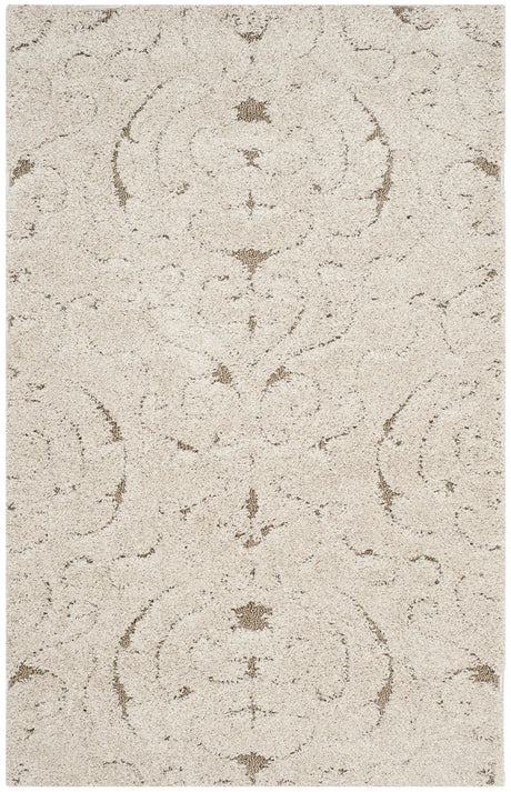 Safavieh Florida Shag 3'-3" x 5'-3" Rug in Cream / Beige