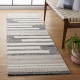 Safavieh Fifth Avenue 2'-3" x 8'-0" Rug in Charcoal / Ivory
