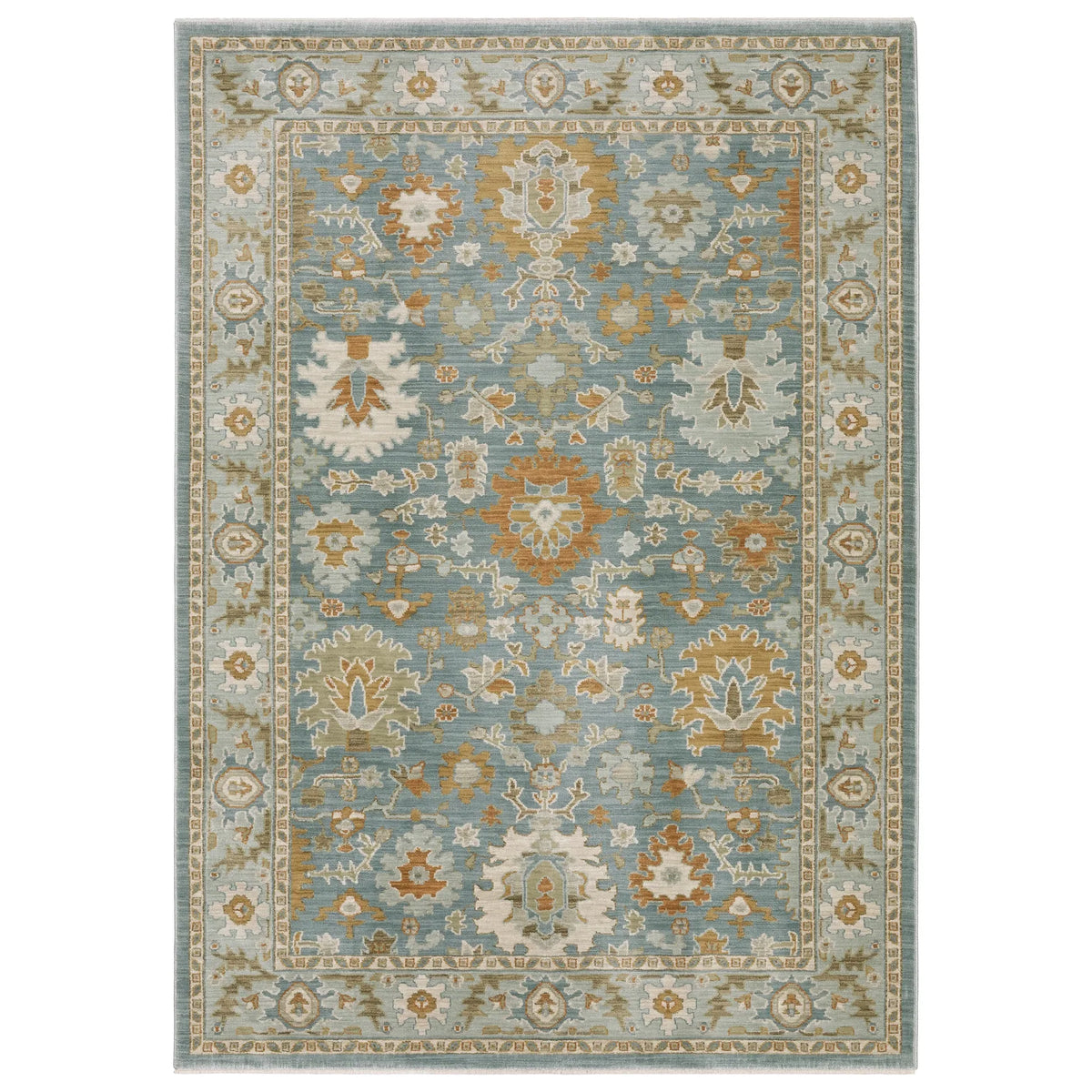 Oriental Weavers Sphinx Maeve MAE02 Rust Rugs - main flat