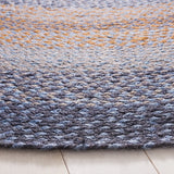 Safavieh Braided 5'-0" x 5'-0" Rug in Grey / Brown