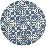 Safavieh Cambridge 6'-0" x 6'-0" Rug in Navy / Ivory