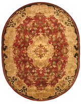 Safavieh Classic 7'-6" x 9'-6" Rug in Rust / Green