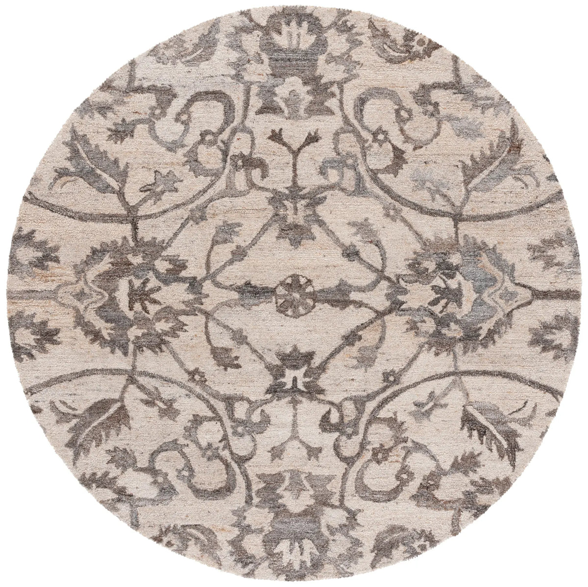 Safavieh Anatolia 6'-0" x 6'-0" Rug in Ivory / Brown