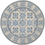 Safavieh Bella 5'-0" x 5'-0" Rug in Ivory / Blue