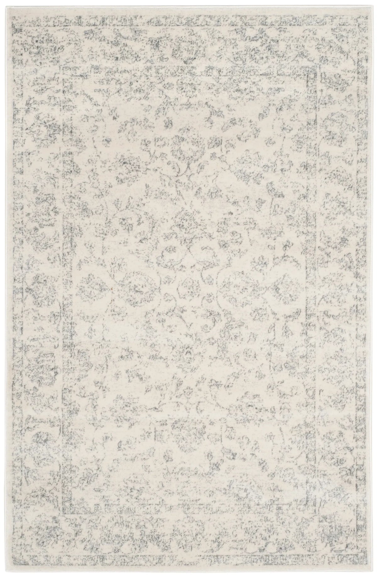 Safavieh Carnegie 4'-0" x 6'-0" Rug in Cream / Grey