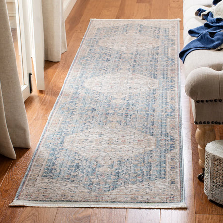 Safavieh Kenitra 600 2'-2" x 10'-0" Rug in Blue / Ivory