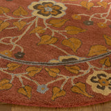Safavieh Heritage 6'-0" x 6'-0" Rug in Red / Multi