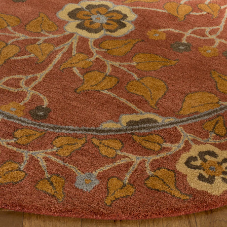 Safavieh Heritage 6'-0" x 6'-0" Rug in Red / Multi