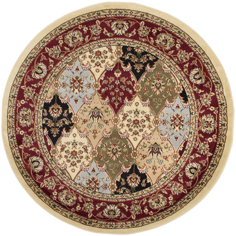 Safavieh Lyndhurst 5'-3" x 5'-3" Rug in Multi / Red