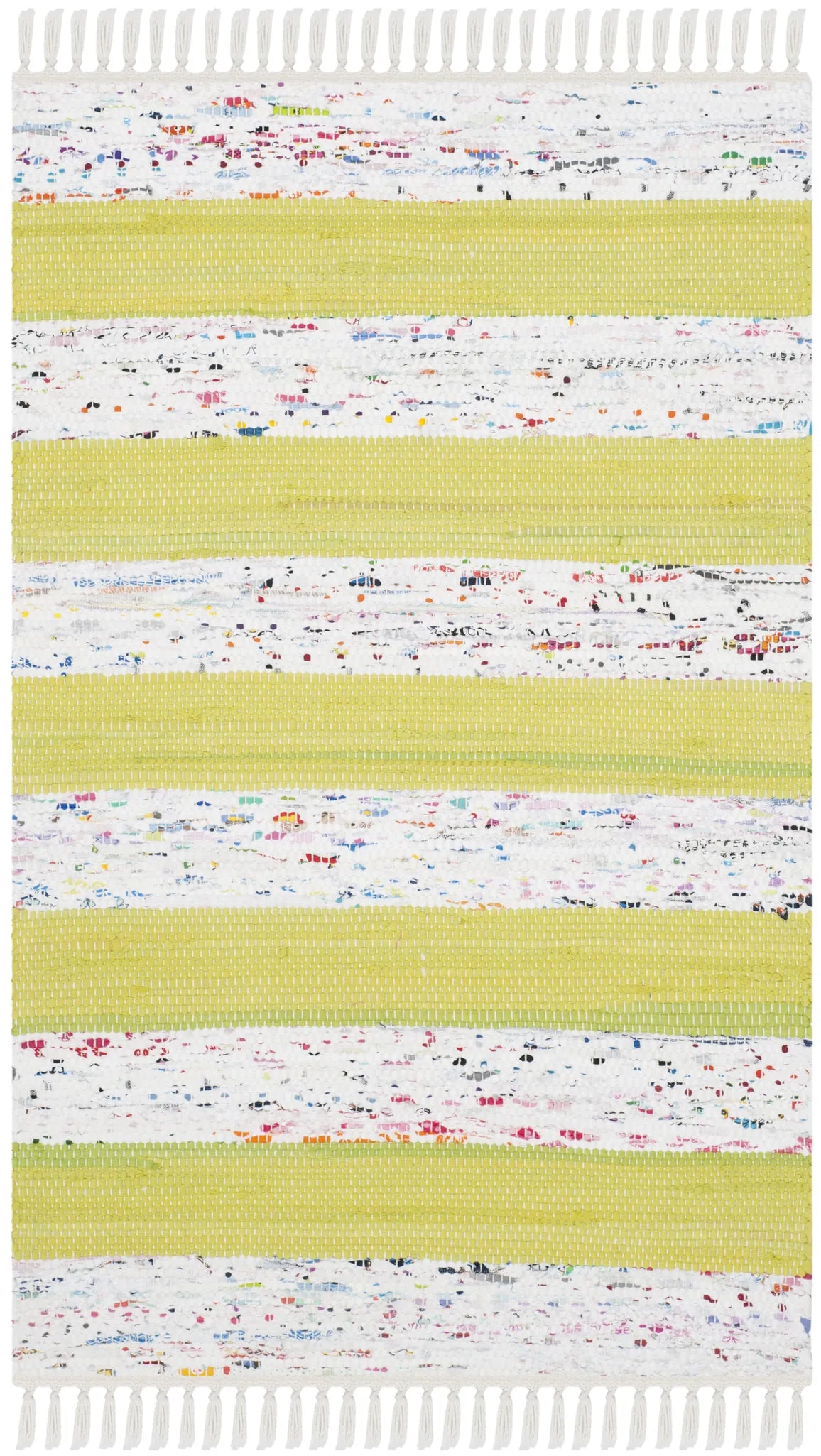 Safavieh Montauk 2'-6" x 4'-0" Rug in Ivory / Light Green