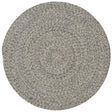 Safavieh Braided 3'-0" x 3'-0" Rug in Ivory / Steel Grey